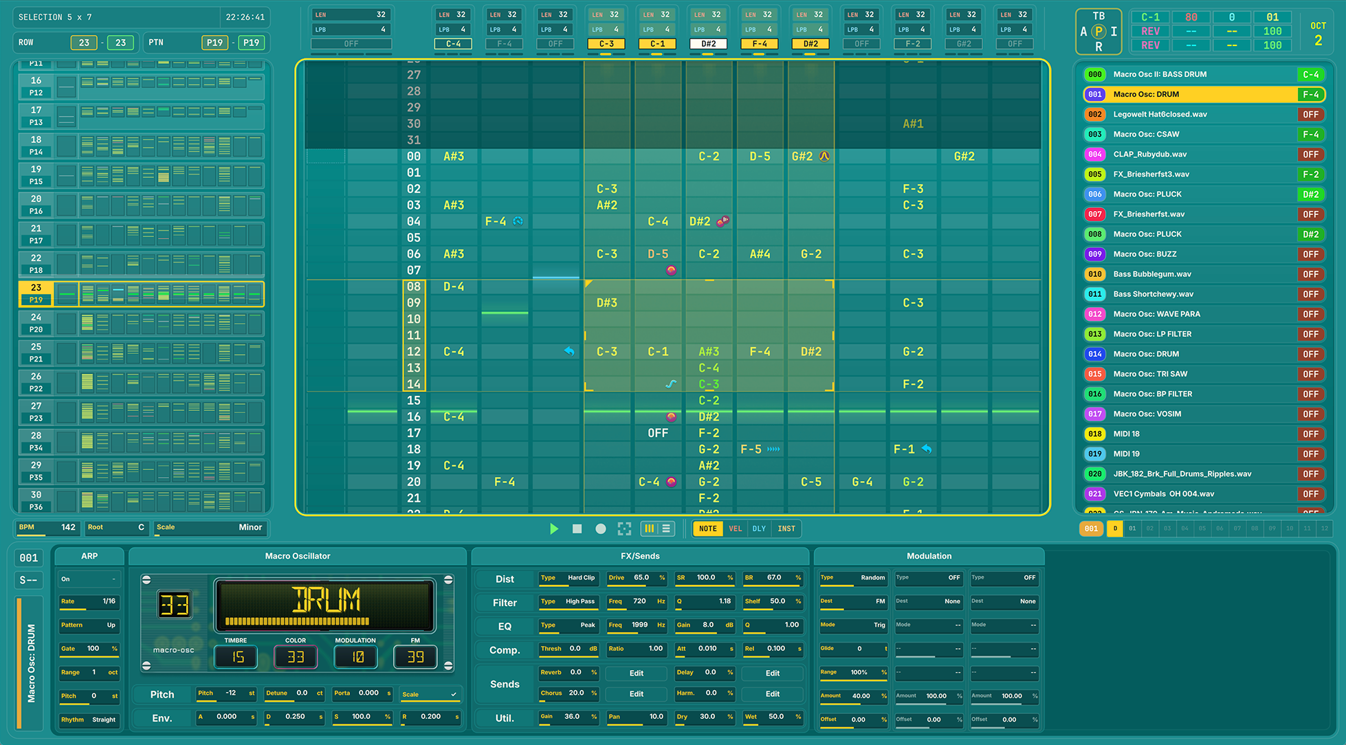 Lodo tracker interface